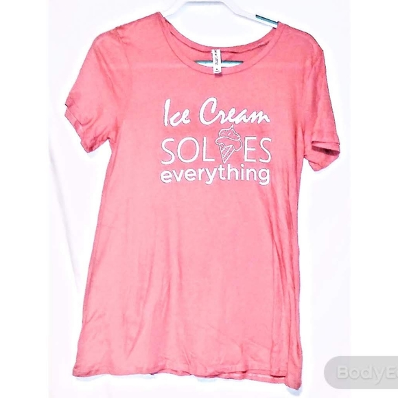 Zenana Outfitters Tops - Pregnancy Ice cream tee shirt